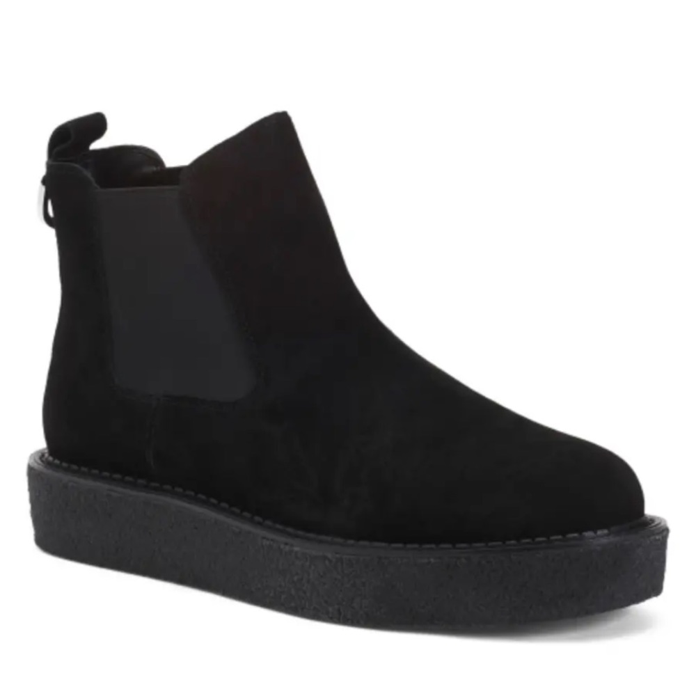 AEROSOLES Suede Chelsey Black Suede booties